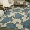 thumbnail image 1 of Swimming Sea Turtle Area Rug, 1 of 5