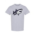 thumbnail image 1 of Swimming Shark Design T-Shirt Men -Image by Shutterstock, Male Medium, 1 of 2