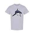 thumbnail image 1 of Swimming Shark Graphic T-Shirt Men -Image by Shutterstock, Male Small, 1 of 2