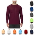 thumbnail image 1 of Swimming Shirts for Men Long Sleeve UPF 50 Quick Dry Sun Protection Rash Guard Shirts for Outdoor Fishing Running Wine XXL, 1 of 6