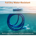 thumbnail image 1 of Swimming Snorkel Underwater Breathing Tube with Float Head Long Swim Pipe Full Dry Set Upgraded Anti Leak Top Snorkeling Gear Silicone Mouthpiece Diving Lightweight, 1 of 8