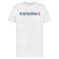 thumbnail image 1 of Swimming Splash Paint Word T-Shirt Men -Image by Shutterstock, Male x-Large, 1 of 2