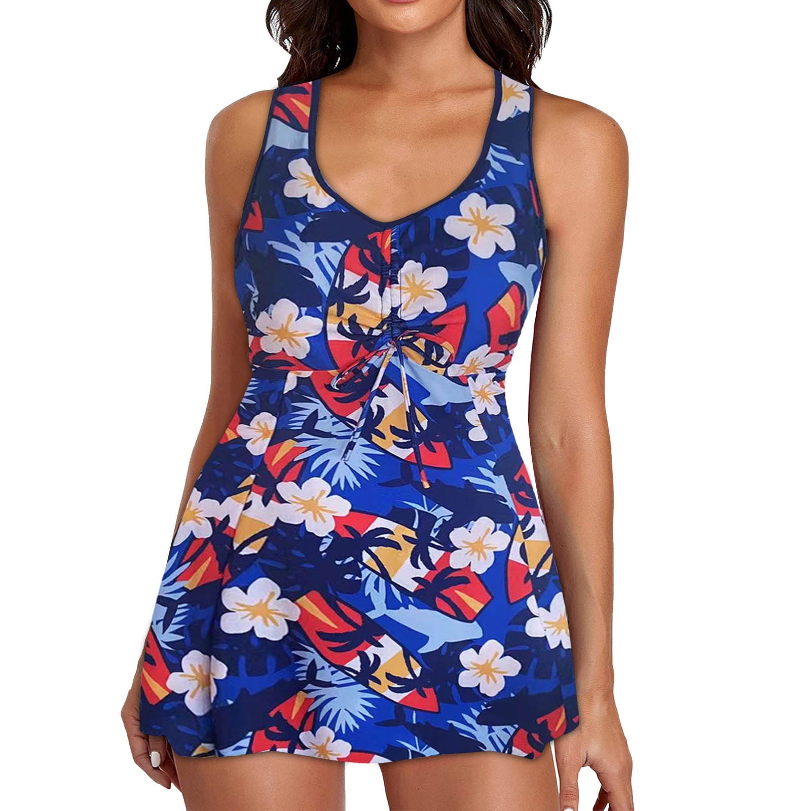 Swimming Suits for Womens For Women Athletic Tankini Top With Boy