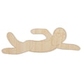 thumbnail image 1 of Swimming Swimmer Freestyle Stroke Front Crawl Wood Shape Unfinished Piece Cutout Craft DIY Projects - 4.70 Inch Size - 1/8 Inch Thick, 1 of 7