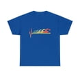 thumbnail image 1 of Swimming Swimmer Heartbeat Retro T-Shirt, 1 of 1