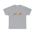 thumbnail image 1 of Swimming Swimmer Heartbeat Retro T-Shirt, 1 of 1