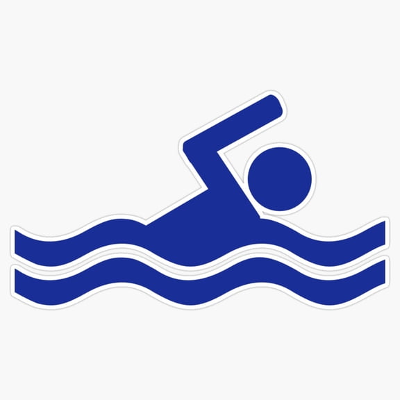 Swimming Swimmer Standard Pool Athletic Sport Graphics Sticker