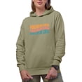 thumbnail image 1 of Swimming, Swimmer Themed, Groovy Retro Wavy Text Merch Gift, Sand Hooded Sweatshirt or Hoodie, 3XL, 1 of 5