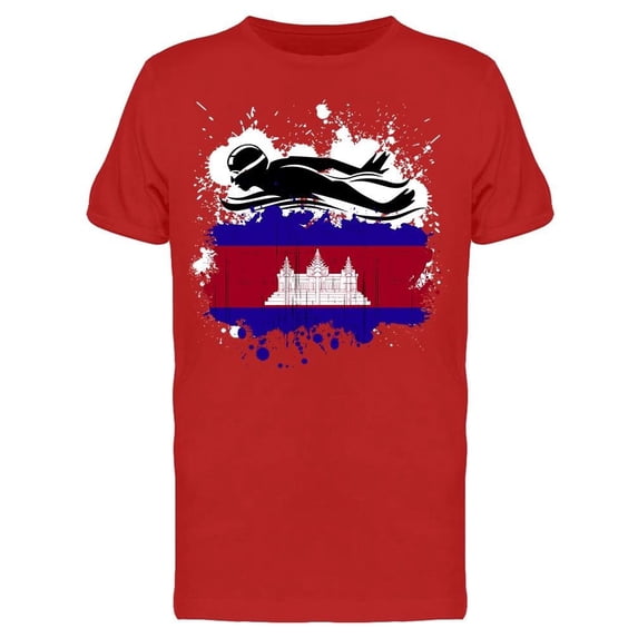Swimming Team Of Cambodia Tee Men's -Image by Shutterstock Men's T-shirt
