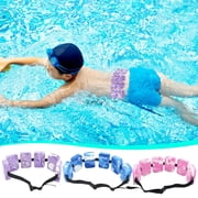 Swimming Training Belt with 5 Buoyant Bodies, Adjustable Waist Strap for Beginners Learning Aid, Detachable Flotation Device for Water Sports, Aerobics, and Rehabilitation Exercises