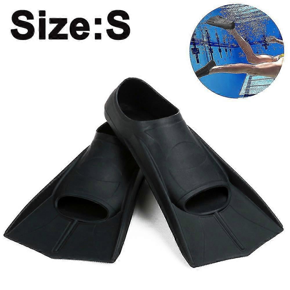 Swimming Training Fins Swim Flippers Travel Size For Snorkeling Diving