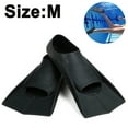 thumbnail image 1 of Swimming Training Fins Swim Flippers Travel Size for Snorkeling Diving Pool Activities Men Women Kids New Two Tone Trendy Design, 1 of 9