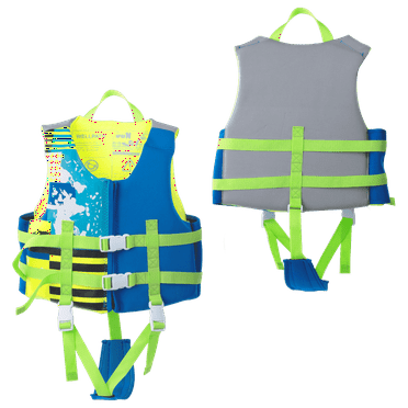 WYAJU Swimming Vest for Kids, Toddler Swim Vest with Adjustable Safety Strap Children Float Swimsuit for Boys Girls Age 5-10 Years/22-78lbs