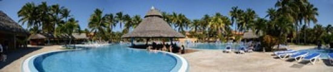 Swimming pool of a hotel Varadero Matanzas Cuba Canvas Art - Panoramic Images (44 x 10)