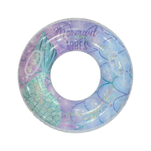 Swimming rings,Mermaid Pool Float, Mermaid Tail Shaped Pool Swimming Float Tube Ring Floatie, Summer Water Fun Beach Party Swimming Pool Toys