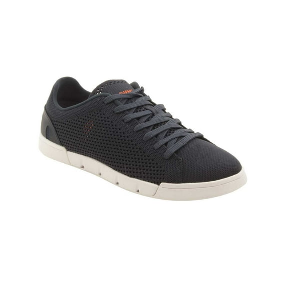 Swims Men's Breeze Tennis Knit Sneakers in Navy, 8 US