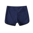 thumbnail image 1 of Swimsuit Bottom for Women Women Summer Fashion Solid High Stretch Slim Fresh Swimming Trunks Swimming Pants Navy L, 1 of 3