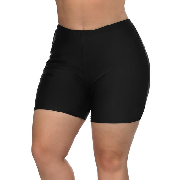 Swimsuit Bottoms Plus Size For Women Boardshorts Bathing Suit Turnks Solid Color