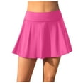 thumbnail image 1 of Swimsuit Bottoms for Women Solid High Waisted Swim Skirt Tummy Control Quick Dry Skirted Bikini Bottom with Built in Shorts Swimsuits for Women Hot Pink L, 1 of 5
