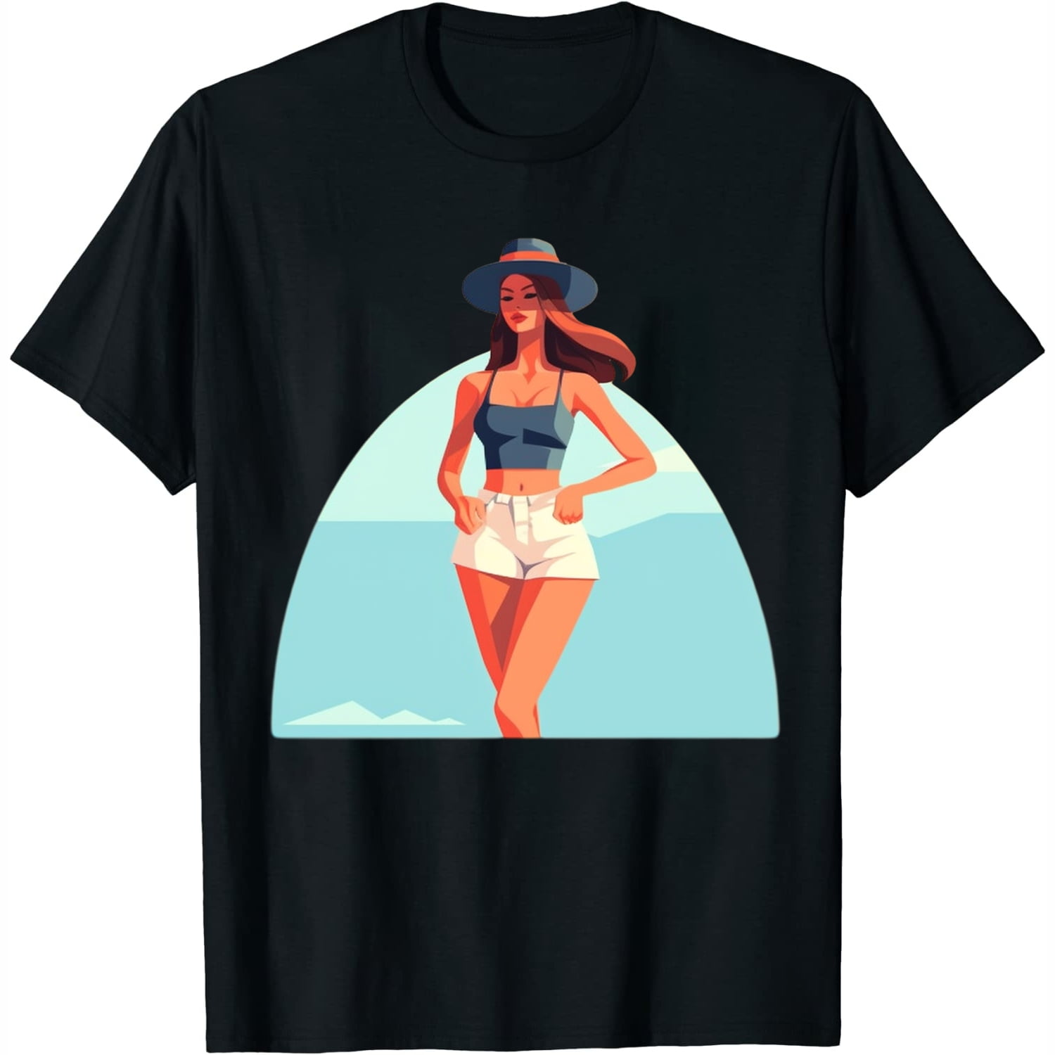 Swimsuit Cartoon Style Funny bikini Bold and Eyecatching Graphic Tees