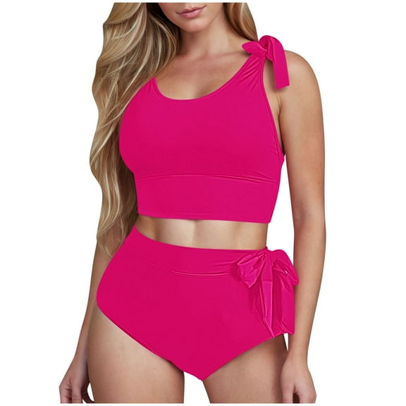 Swimsuit Women 2 Piece Women Swim Top with Built in Bra Two Piece Bikini Sets for Women Maternity Summer Outfits Swimsuits 2 Piece Swimsuits