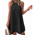 thumbnail image 1 of Swimsuit Cover Up for Women Crochet Hollow Out Summer Dresses for Women Black XL, 1 of 9