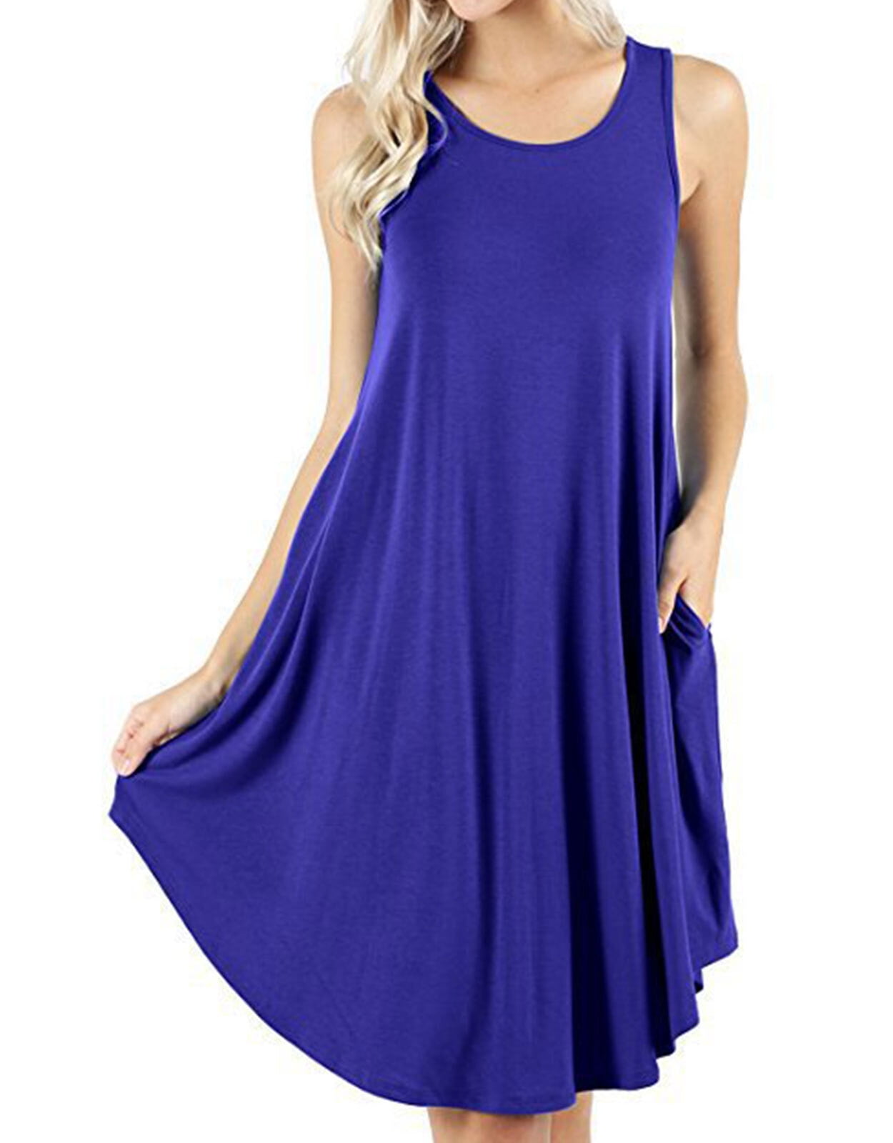 Swimsuit Cover Up for Women Sleeveless Tank Beach Dresses Casual ...