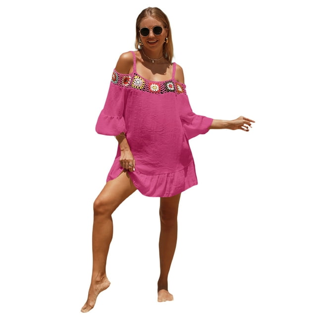 Swimsuit Cover Ups Women's Bathing Suit Coverups Dress Bikini Beach Tunic Top