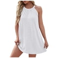 thumbnail image 1 of Swimsuit Cover Up For Women Crochet Hollow Out Summer Beach Dress Casual Boho Flowy Maxi Dress 2024 Fashion Comfortable 2025 Vacation Dress Stylish Beach Sundress, 1 of 6