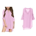 thumbnail image 1 of Swimsuit Coverup for Girls V-Neck Chiffon Shirt Kid Cover Up Teen Girl 12-13 Years, 1 of 9