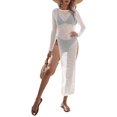 thumbnail image 1 of Swimsuit Coverup for Women 2025 Summer Hollow Out Crochet Bathing Suit Swimwear Beach Cover Up, 1 of 7