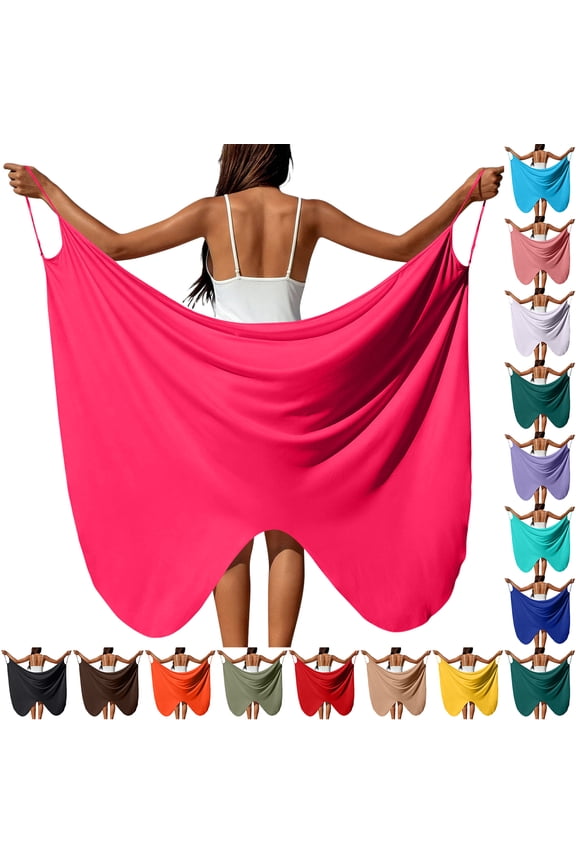 Swimsuit Coverup for Women 2026 Butterfly Wrap Around Dress Spaghetti Strap Sarongs Boho Beach Midi Dresses Yellow S