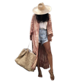 thumbnail image 1 of Swimsuit Coverup for Women Beach Kimono Bathing Suit Cover Ups Long Lightweight Summer Cardigan, 1 of 4