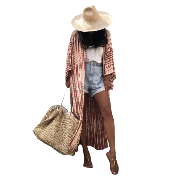 Swimsuit Coverup for Women Beach Kimono Bathing Suit Cover Ups Long Lightweight Summer Cardigan