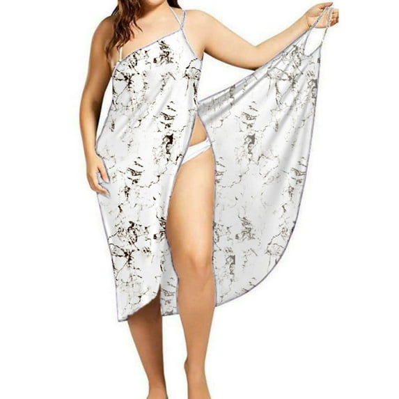 Swimsuit Coverup for Women Hollow Out Bathing Suit Cover Ups Wrap Loose Beach Coverup Alsol Lamesa