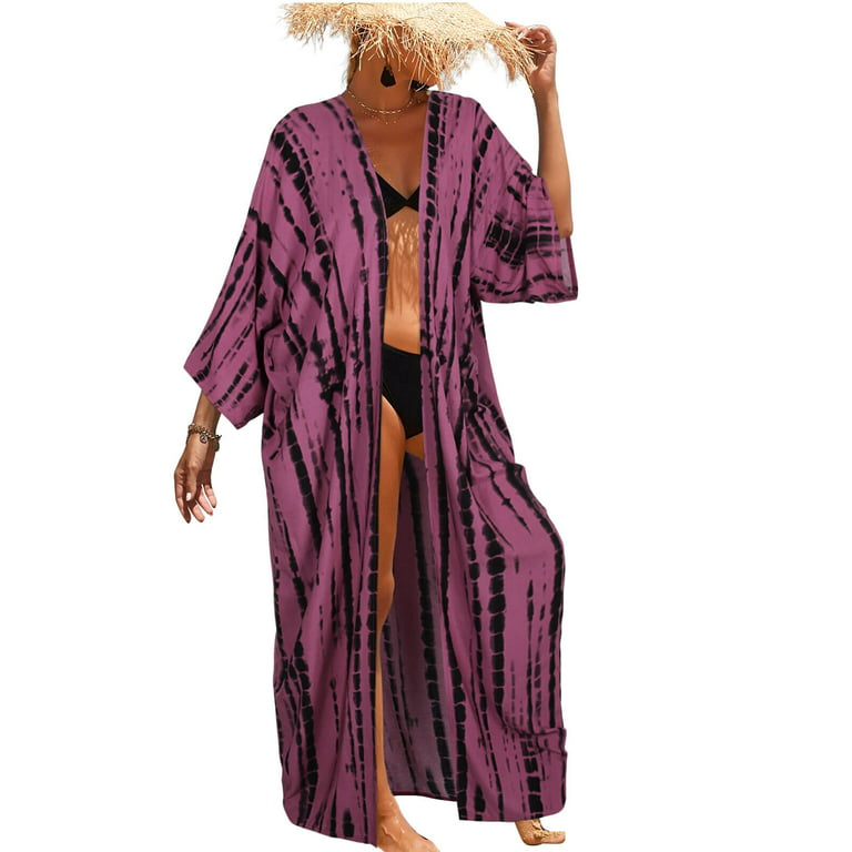 Swimsuit Coverup for Women Plus Size Kimono Bathing Suit Cover Up