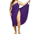 thumbnail image 1 of Swimsuit Coverup for Women Spaghetti Strap Bathing Suit Cover Ups Loose Wrap Beach Coverup Alsol Lamesa, 1 of 2