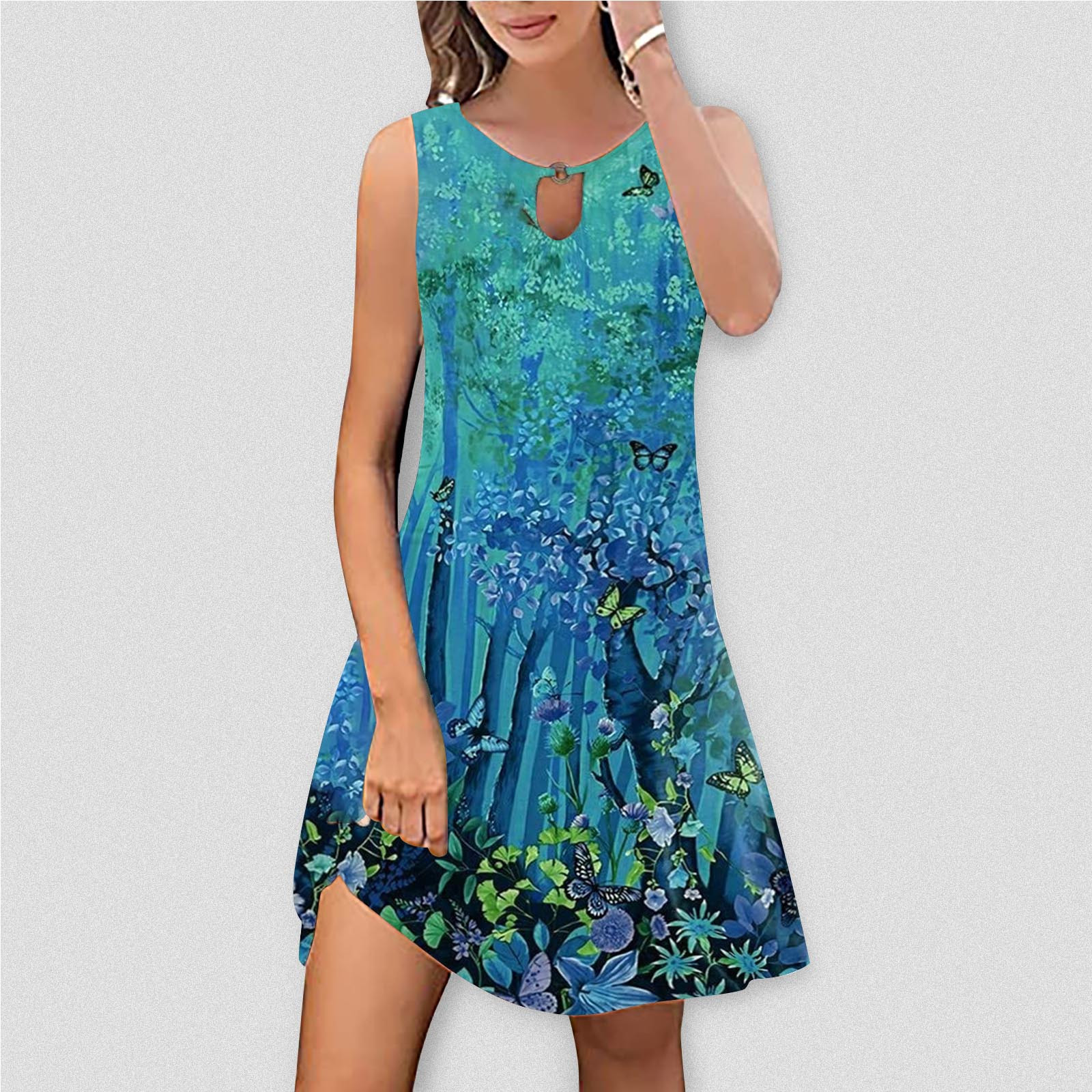 Swimsuit Coverups for Women 2024 Summer Dresses for Women 2024 Solid