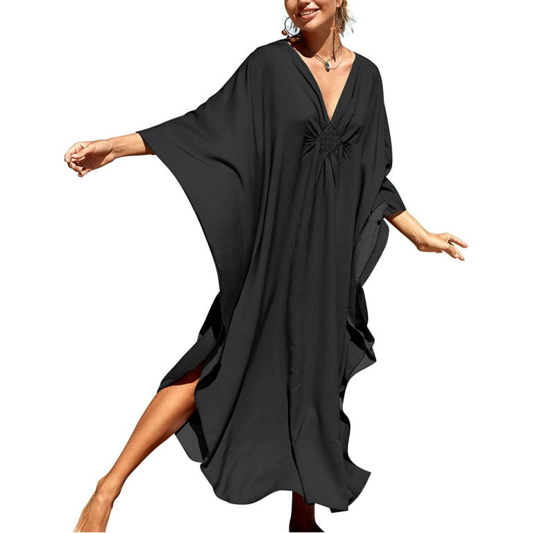 Plus size swimsuit coverups with sleeves new arrivals