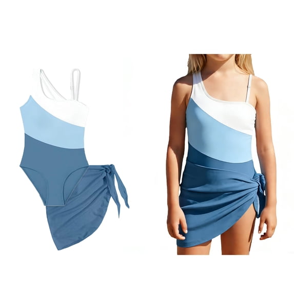 Swimsuit Girls Bathing Suit 1 Piece Quick Dry Girls Bikinis Swimwear Summer 17-18 Years