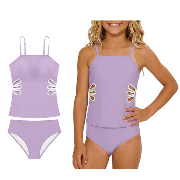 Swimsuit Girls Girls' Two-Piece Swimwear Quick Dry Swimwear Summer Toddler Bathing Suit Girl 5-6 Years
