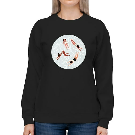 Swimsuit Girls Sweatshirt Women -Victoria Borges Designs, Female x-Large