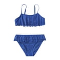 thumbnail image 1 of Swimsuit Girls Swimsuit with Shorts Teen Girl Bathing Suits 2 Piece Girls Tankini for Teens 7-8 Years Girls Fashion, 1 of 5