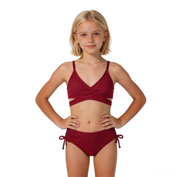Swimsuit Girls Girl Bathing Suits 2 Piece Quick Drying Swimwear Kids Bathing Suits Girls 8-9 Years