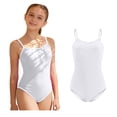 thumbnail image 1 of Swimsuit Girls White 1 Piece Swimsuit Girls Quick Drying Toddler Bathing Suit Girl Swimwear Summer 12-13 Years, 1 of 5