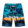 thumbnail image 1 of Swimsuit Men Beach Shorts Matching Swimming Trunks Surfing Wear Boardshorts Quick Dry Summer Bermuda Pants, 1 of 6