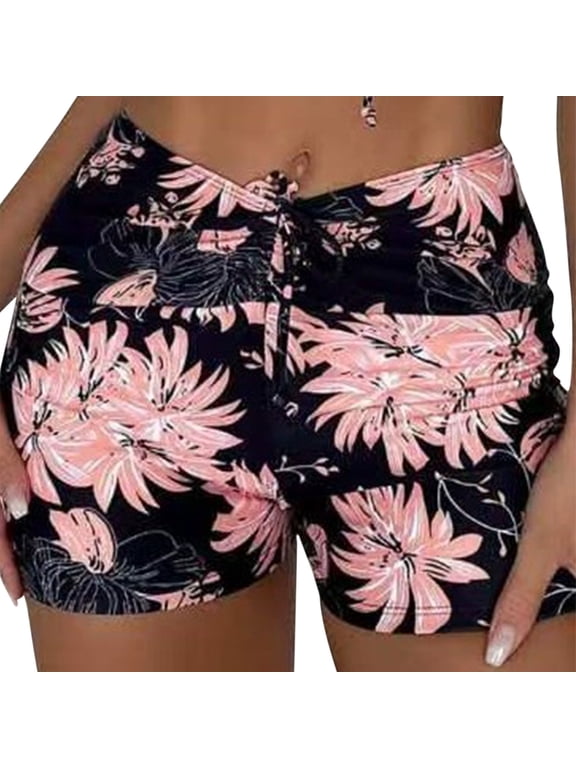 Swimsuit Shorts Women Board Shorts Women Bathing Suit Shorts for Women Quick Dry Swimsuit Bottoms Swim Leggings for Women Womens Bathing Suit Bottoms Tummy Control Swimsuit Bottoms