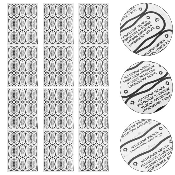 FRCOLOR 100Pcs Protective Sticker for Lingerie Swimwear Soft Stable Adhesive Liner Assorted Color