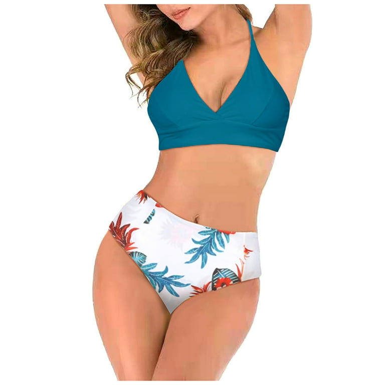 Swimsuit Women Two Piece Sexy Sling kinked Tankini Swimwear