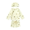 thumbnail image 1 of Swimsuit for Boys Kids Three Piece Rash Guard Floral Trunk Cap Bathing Suit, 1 of 8